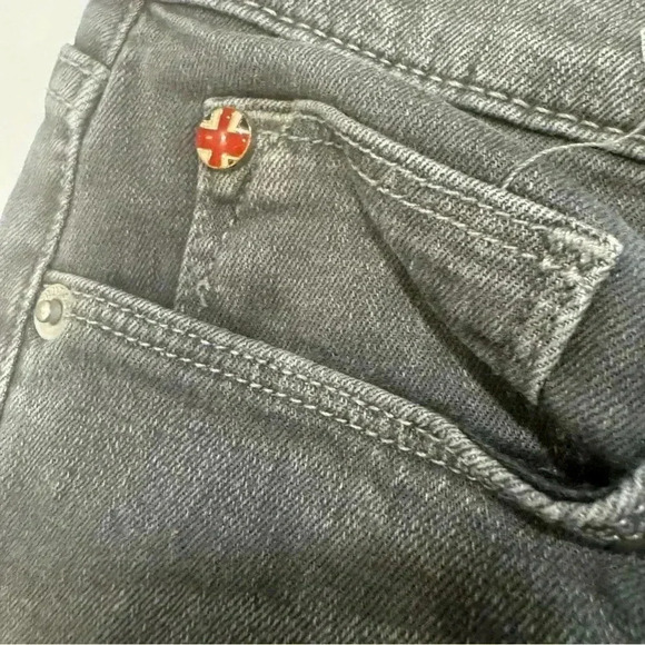 Hudson Krista Super skinny women’s jeans medium rise light wash gray size 29 - Picture 9 of 12